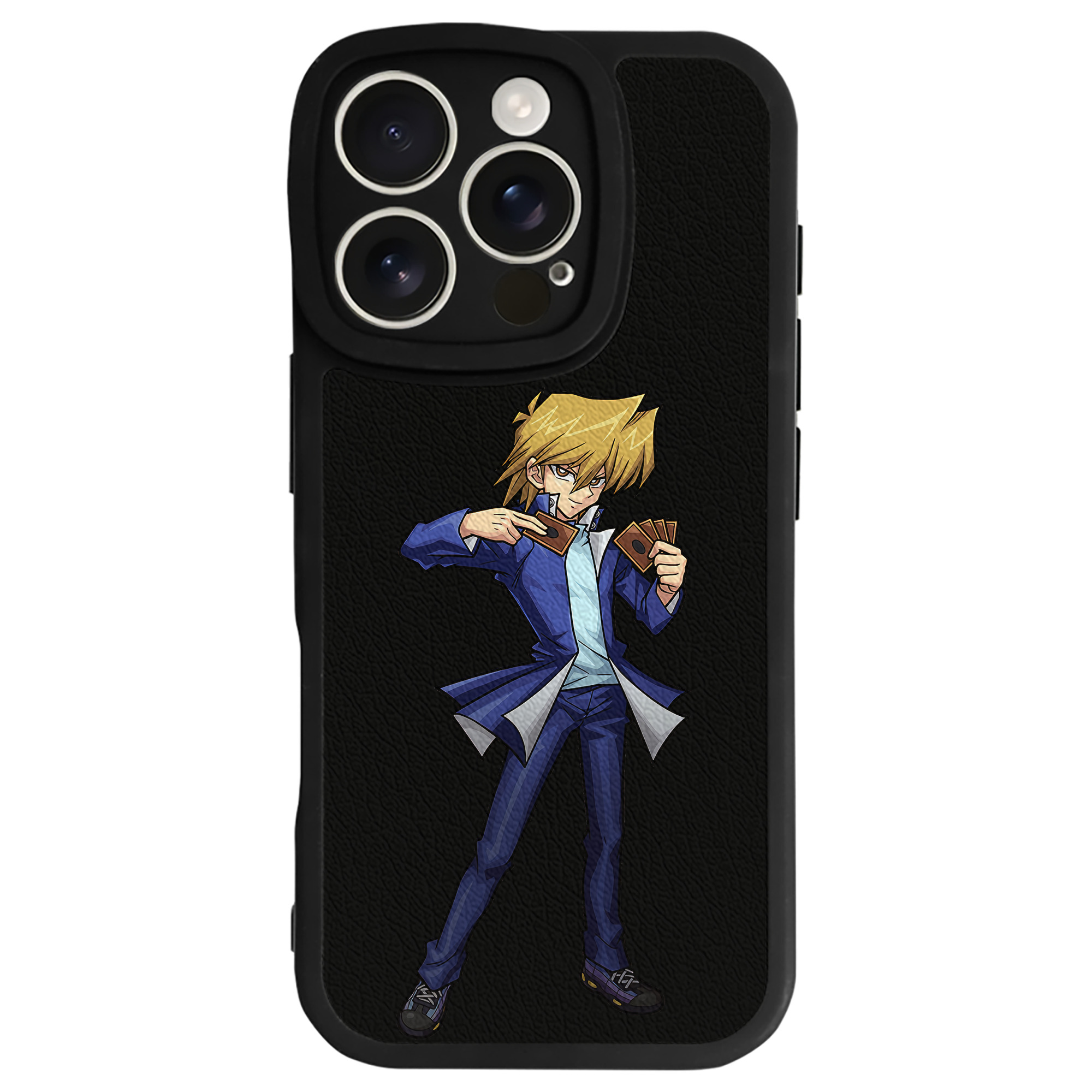 遊☆戯☆王 Yu-Gi-Oh! 【iPhone 16シリーズ対応】シリコンスマホケース（レザー調） 材質：シリコン
